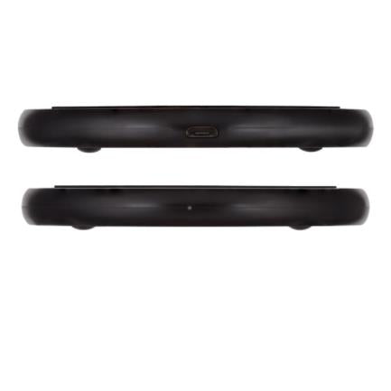 ARGOMTECH - Cargador Inalámbrico Argomtech Rápido 15W Con Certificación QI /FCC Micro USB Color Negro