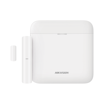 HIKVISION - (AX PRO) KIT de Alarma AX PRO / Incluye: 1 Hub con batería de respaldo / 1 Contacto Magnético / Wi-Fi / Compatible con Hik-Connect P2P
