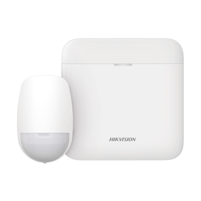 HIKVISION - (AX PRO) KIT de Alarma AX PRO / Incluye: 1 Hub con batería de respaldo / 1 Sensor PIR / Wi-Fi / Compatible con Hik-Connect P2P