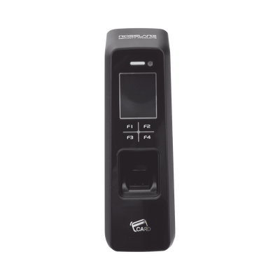 ROSSLARE SECURITY PRODUCTS - Lector de huella con LCD/ 4 Botones de Función / lector  Mifare 13.56 Mhz y Bluetooth