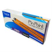 AZOR - Bolígrafo Azor Pin Point Fino 0.7mm Negro Caja C/12