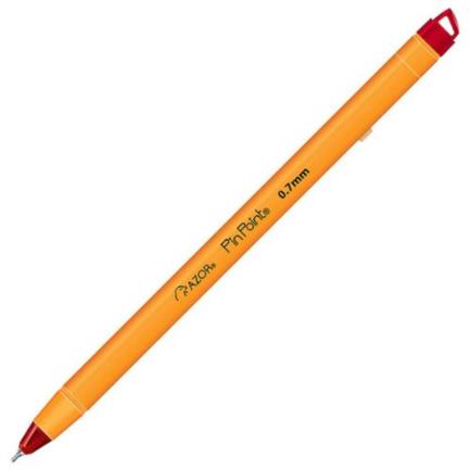 AZOR - Bolígrafo Azor Pin Point Fino 0.7mm Rojo Caja C/12
