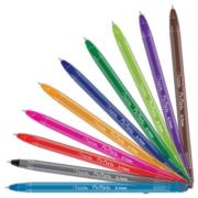 AZOR - Bolígrafo Pin Point Mandala Punta Fina 0.7mm Colores Surtidos C/10 Piezas