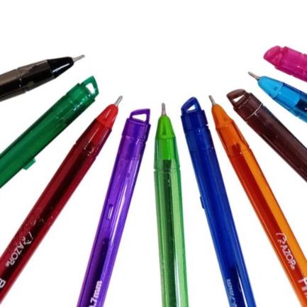AZOR - Bolígrafo Pin Point Mandala Punta Fina 0.7mm Colores Surtidos C/10 Piezas