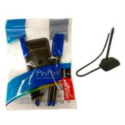 AZOR - Boligrafo Azor Pin Point Holder Redondo 0.7 mm Color Azul C/3