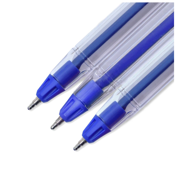 AZOR - Bolígrafo Azor Pin Point Flow 1.0 mm color azul c/12 pzas