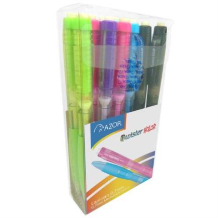 AZOR - Lapicero Azor Twister Kolor Colores Surtidos C/12
