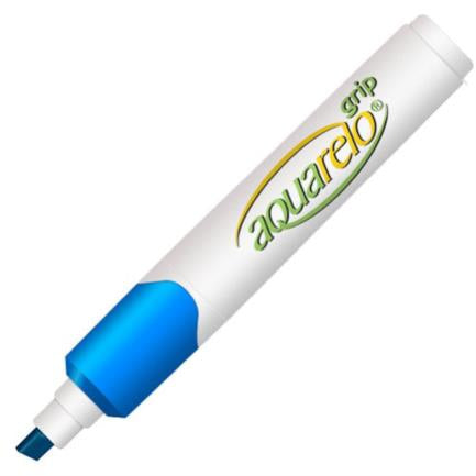AZOR - Marcador Aquarelo Grip Color Azul Claro C/12 Pzas