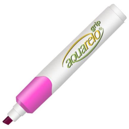 AZOR - Marcador Aquarelo Grip Color Rosa C/12 Pzas