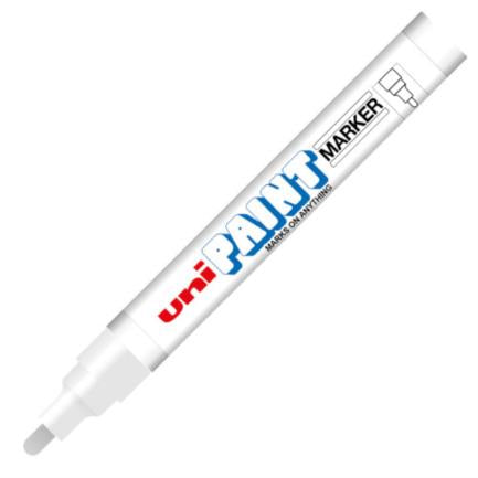 AZOR - Marcador Azor PX-20 Uniball Paint Color Blanco c/12 Pzas