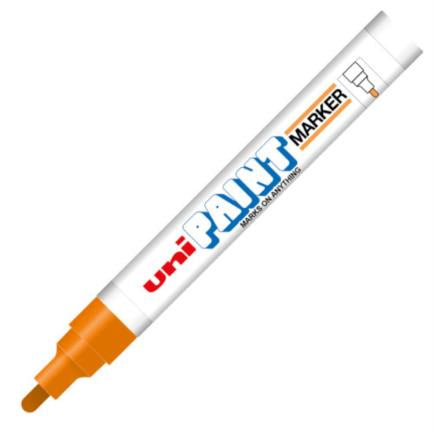 AZOR - Marcador Azor PX-20 Uniball Paint Color Naranja c/12 Pzas