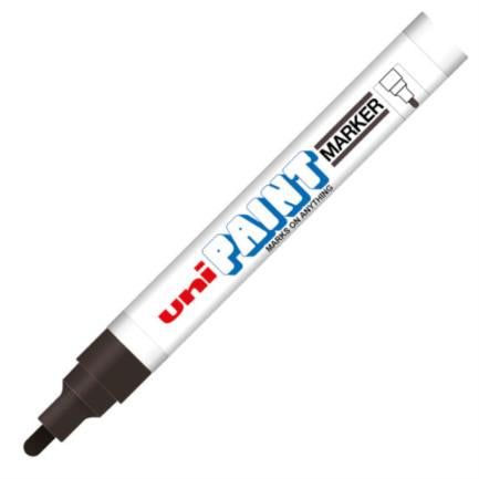 AZOR - Marcador Azor PX-20 Uniball Paint Color Negro c/12 Pzas