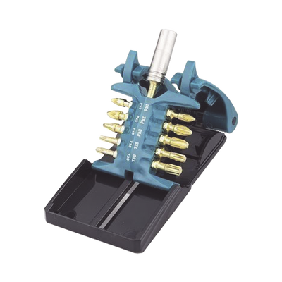 MAKITA - Juego de 10 Puntas de Torsión con Adaptador Impact Gold [10 Veces Más Duración]