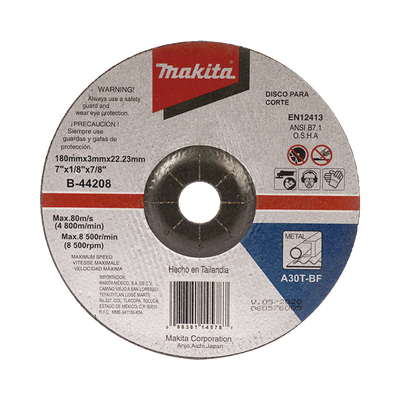 MAKITA - Disco de corte para metal de 7"