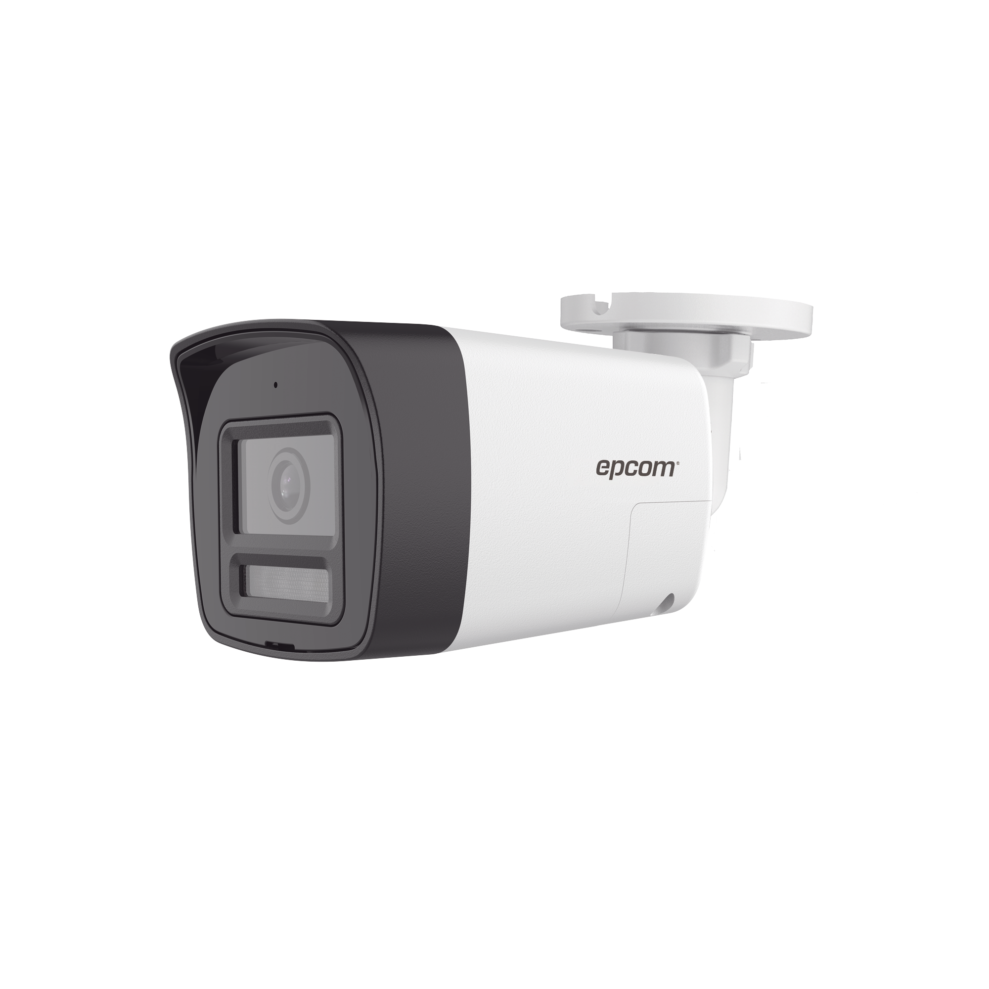 EPCOM PROFESSIONAL - [Audio Bidireccional + Dual Light + ColorVu] Bala TURBOHD 4K (8 Megapixel) / Lente 2.8 mm / 30 mts IR EXIR + 20 mts Luz Blanca / Micrófono y Bocina Integrado / Exterior IP67 / Metal / dWDR