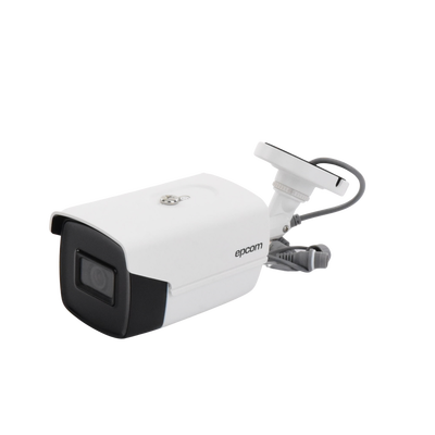 EPCOM PROFESSIONAL - Cámara Bala TurboHD / 8 MP / Gran Angular 102.2º / EXIR 60 m (196.85 ft) / IP67 / 4-en-1