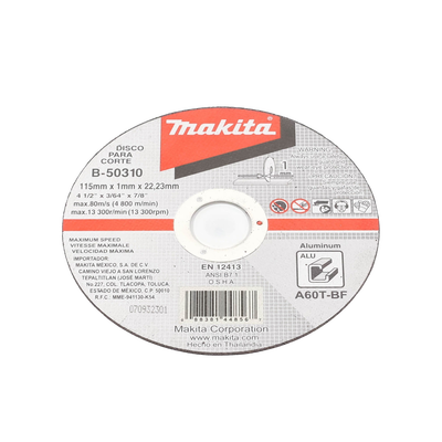 MAKITA - Disco de corte para Aluminio de 4 1/2"