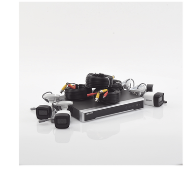 EPCOM PROFESSIONAL - Kit TURBOHD 5 Megapixel / DVR 4 Canales / 4 Cámaras de 5 Megapixel con Micrófono Integrado / 4 Cables 18 Metros / Fuente de Poder Profesional