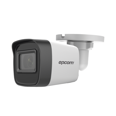 EPCOM PROFESSIONAL - Bala TURBOHD 5 Megapixel / Lente 2.8 mm / 4 Tecnologías (TVI / AHD / CVI / CVBS) / 30 mts SMART IR EXIR / Exterior IP67 / dWDR / Metal