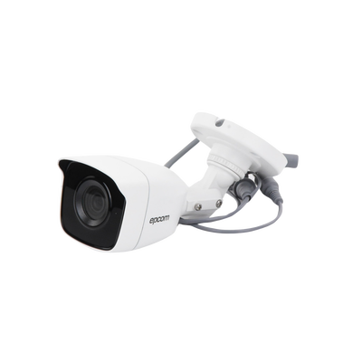 EPCOM PROFESSIONAL - Bala TURBOHD 5 Megapíxel / Lente 2.8mm (85° de Visión) / Exterior IP66 / IR EXIR 20 mts / TVI-AHD-CVI-CVBS / Metal
