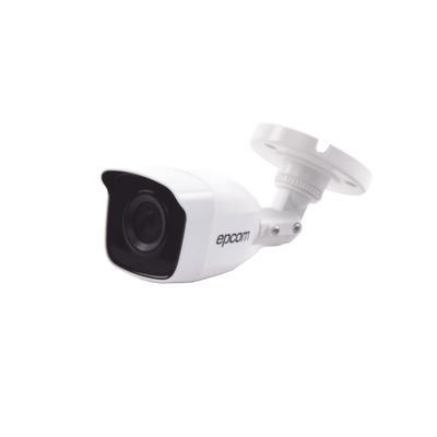 EPCOM PROFESSIONAL - Bala TURBOHD 2 Megapíxeles (1080p) / Gran Angular 103° / Lente 2.8 mm / IR EXIR Inteligente 20 mts / Exterior IP66 / dWDR / TVI-AHD-CVI-CVBS / Policarbonato