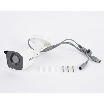 EPCOM PROFESSIONAL - Bala TURBOHD 2 Megapíxeles (1080p) / Gran Angular 103° / Lente 2.8 mm / IR EXIR Inteligente 20 mts / Exterior IP66 / dWDR / TVI-AHD-CVI-CVBS / Policarbonato