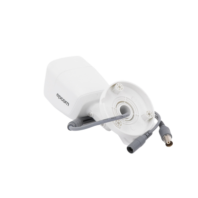 EPCOM PROFESSIONAL - AUDIO POR COAXITRON / Bala TURBOHD 2 Megapixel (1080p) / Gran Angular 106° / Lente 2.8 mm / 25 mts IR EXIR / Exterior IP66 / 4 Tecnologías / dWDR