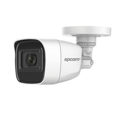 EPCOM PROFESSIONAL - AUDIO POR COAXITRON / Bala TURBOHD 2 Megapixel (1080p) / Gran Angular 106° / Lente 2.8 mm / 25 mts IR EXIR / Exterior IP66 / 4 Tecnologías / dWDR