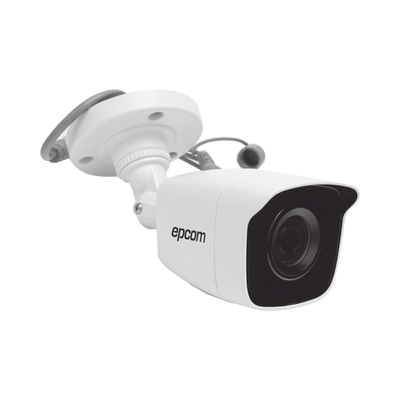 EPCOM PROFESSIONAL - Bala TURBOHD 2 Megapíxeles (1080p) / METALICA / Gran Angular 103° / Lente 2.8 mm / IR EXIR Inteligente 20 mts / Exterior IP66 / TVI-AHD-CVI-CVBS