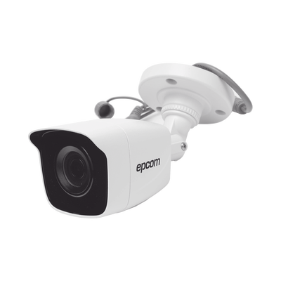 EPCOM PROFESSIONAL - Bala TURBOHD 2 Megapíxeles (1080p) / METALICA / Gran Angular 103° / Lente 2.8 mm / IR EXIR Inteligente 20 mts / Exterior IP66 / TVI-AHD-CVI-CVBS