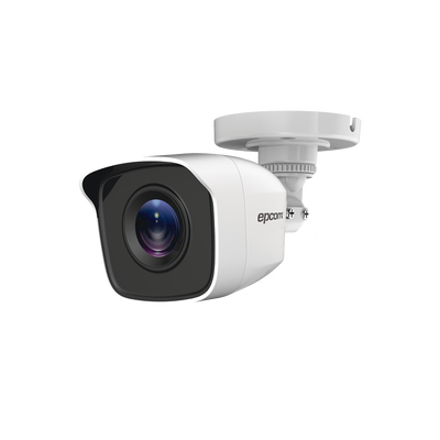 EPCOM PROFESSIONAL - Bala TURBOHD 2 Megapíxeles (1080p) / METALICA / Gran Angular 103° / Lente 2.8 mm / IR EXIR Inteligente 20 mts / Exterior IP66 / TVI-AHD-CVI-CVBS