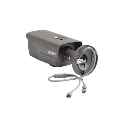 EPCOM - Bullet TURBO 1080p / CLIMAS EXTREMOS / Lente Mot. 2.8 a 12 mm / IR EXIR Inteligente 40 mts / Exterior IP66 / Híbrida / WDR Real 120 dB