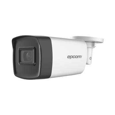EPCOM PROFESSIONAL - Bala TURBOHD 2 Megapíxeles (1080p) / Lente 3.6 mm / Exterior IP67 / 80 mts IR EXIR / dWDR / 4 Tecnologías