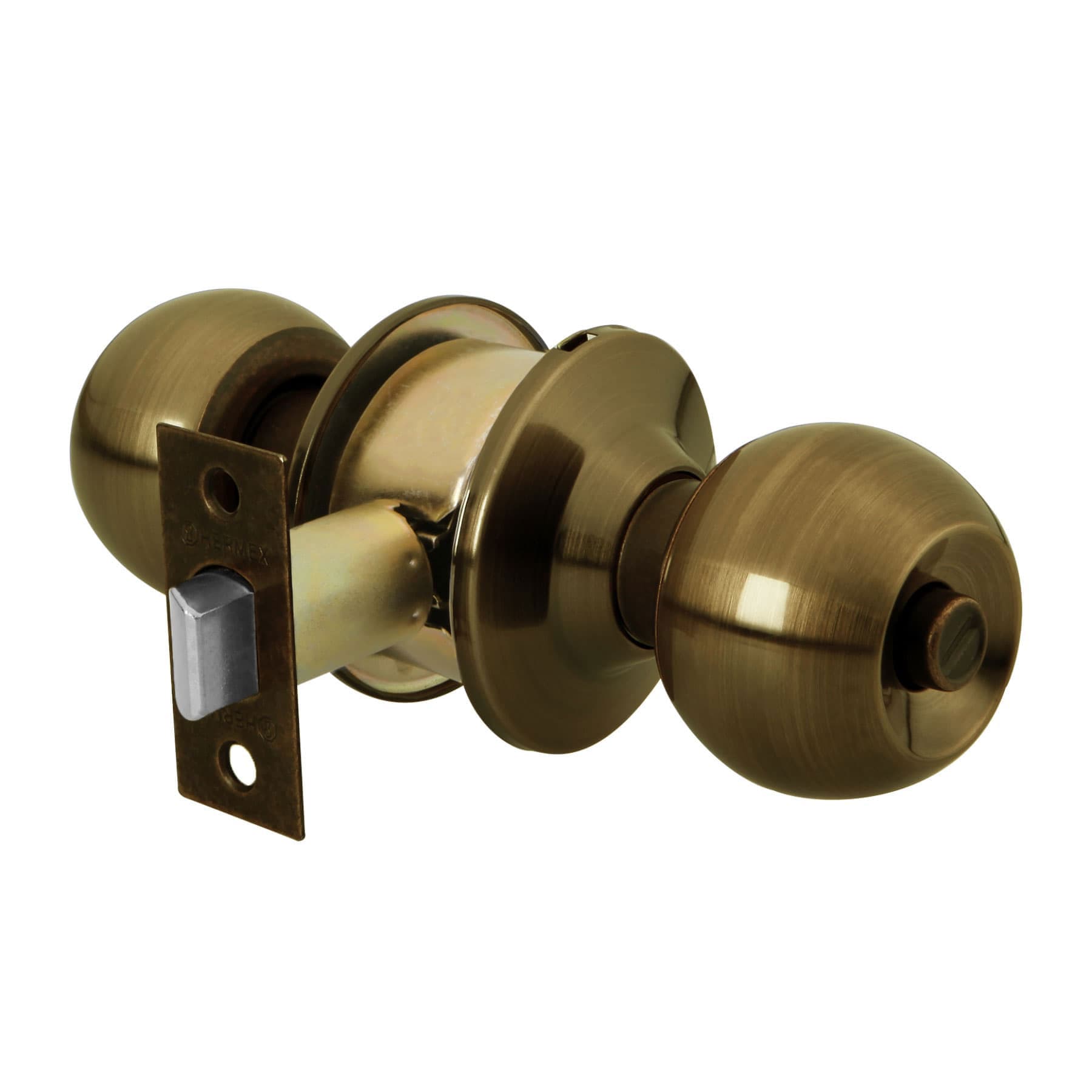 Cerradura tipo esfera, cilindrico, ba–o, antiguo, BASIC