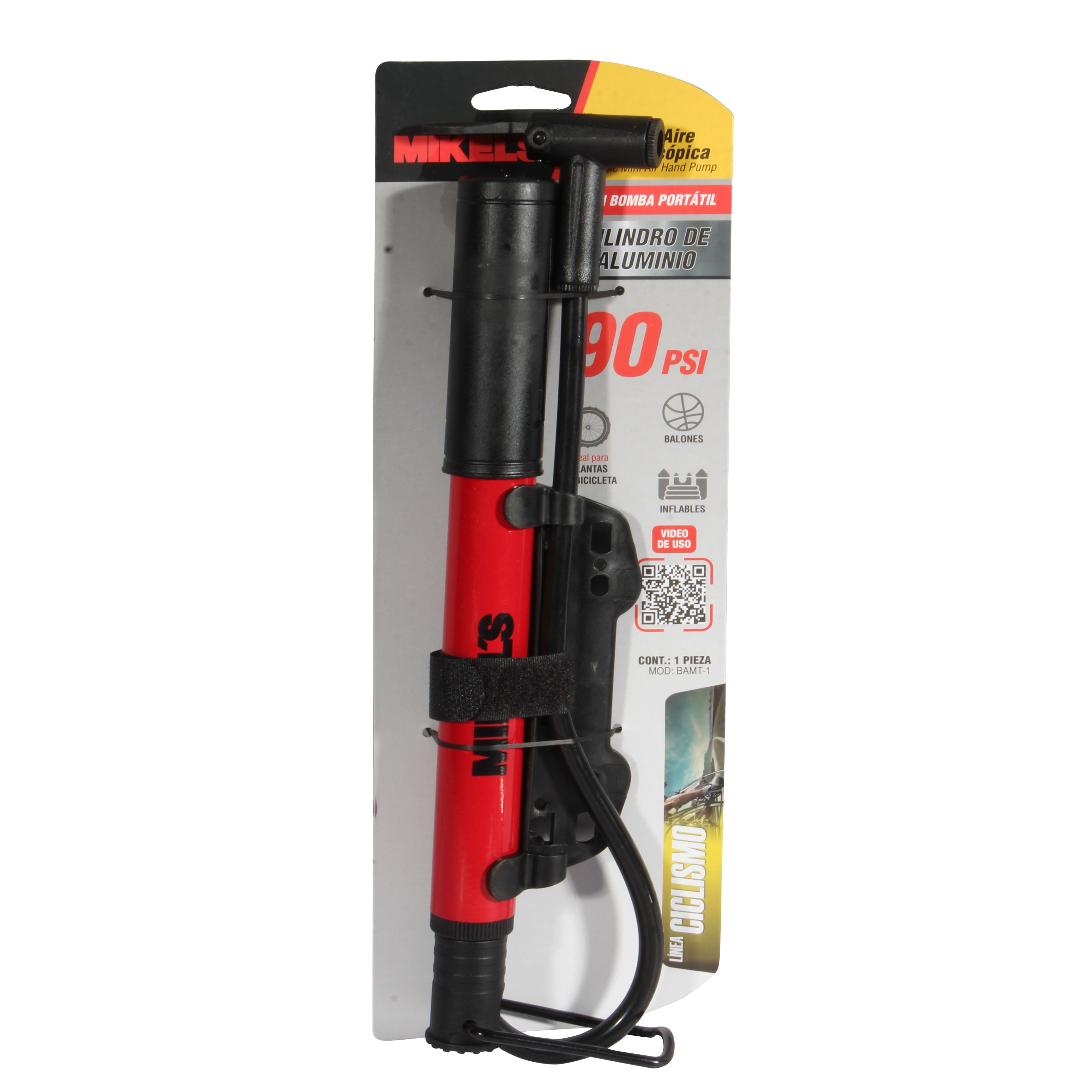 Bomba de aire mini telescópica (90 PSI)