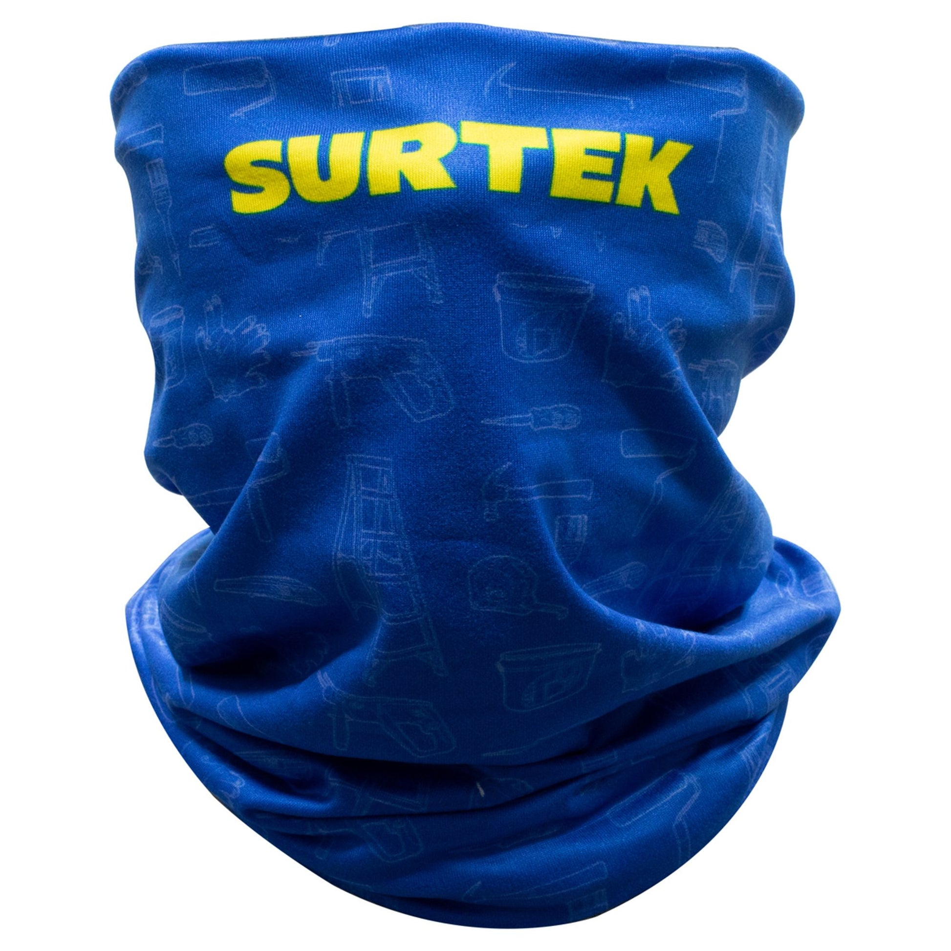 Bandana poliest p/cuello azul
