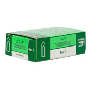 BACO - Clip Baco Cuadradito #1 Niquelado Paquete c/10 Cajas c/100 Clips c/u
