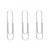 BACO - Clip Baco Estándar #1 Galvanizado Paquete c/10 Cajas c/100 Clips c/u