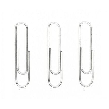 BACO - Clip Baco Estándar #1 Galvanizado Paquete c/10 Cajas c/100 Clips c/u