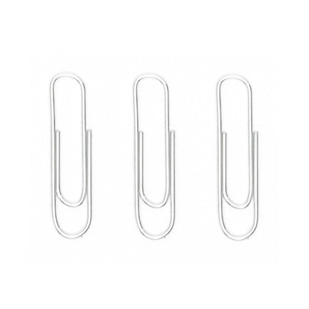 BACO - Clip Baco Estándar #2 galvanizado paquete c/10 Cajas c/100 Clips c/u