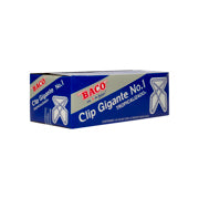 BACO - Clip Baco Gigante #1 Zincado Caja c/12 clips