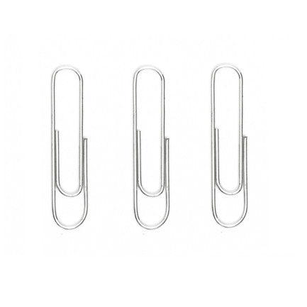BACO - Clip Niquelado Baco #1 Paquete c/10 Cajas c/100 Clips c/u