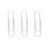 BACO - Clip Niquelado Baco #2 Paquete c/10 Cajas c/100 Clips c/u