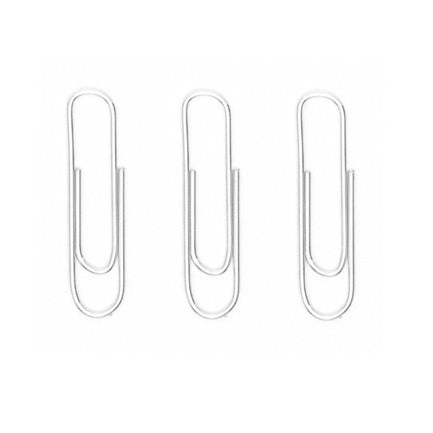BACO - Clip Niquelado Baco #2 Paquete c/10 Cajas c/100 Clips c/u