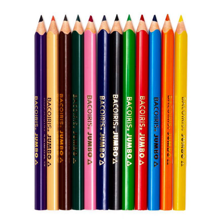 BACO - COLORES BACOIRIS TRIANGULARES JUMBO CAJA C/12