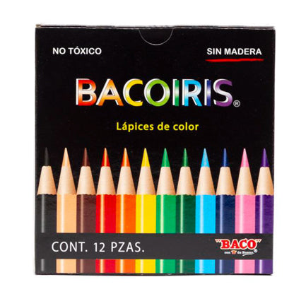 BACO - Colores Baco Bacoiris Cortos Caja C/12 Pzas