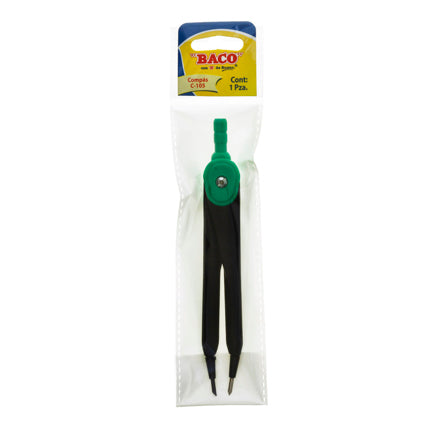BACO - Compás Baco C-103 Escolar Plástico
