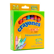 BACO - CRAYON BACO TRIANGULAR JUMBO C/24