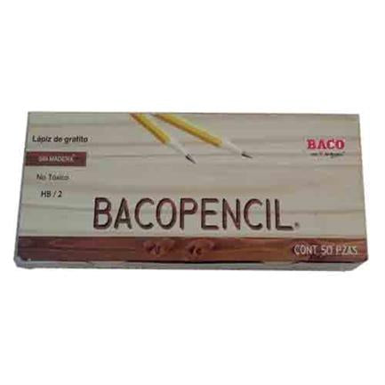 BACO - BACOPENCIL BLISTER C/4 PZAS AMARILLO