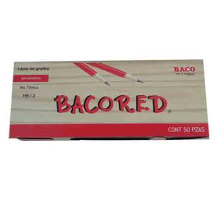 BACO - BACOPENCIL EN BLISTER C/4 PZAS  ROJO
